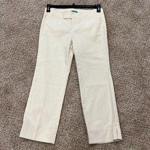 Lily Pulitzer Palm Beach Fit Corduroy Wide Legs Beige Pants Size 2